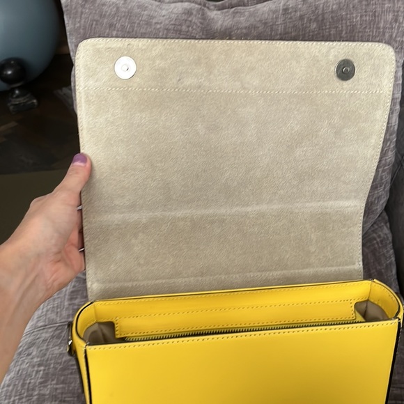 🇮🇹Italian leather & suede satchel w/strap🇮🇹 - Picture 9 of 13